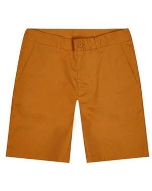 Fred Perry S1507 644 Brown Shorts - Orange