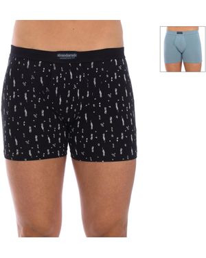 Abanderado Pack-2 Sensitive Essential Boxers A5398 - Black