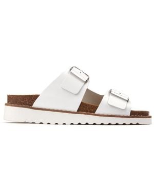 Sole Gerti Footbed Sandals - White