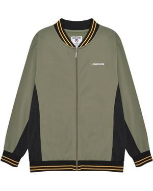 Lambretta Vintage Track Jacket (kaki Groen/zwart/goud)