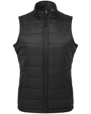 PREMIER Ladies Recyclight Padded Gilet () - Black