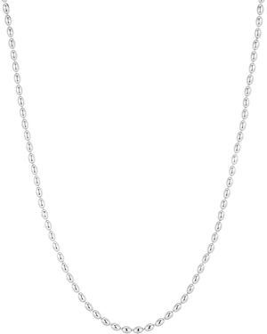 SEOL + GOLD Sterling Oval Beaded Chain - Metallic