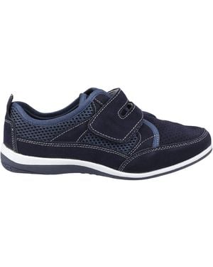 Fleet Foster Pamela Memory Foam Trainers - Blue