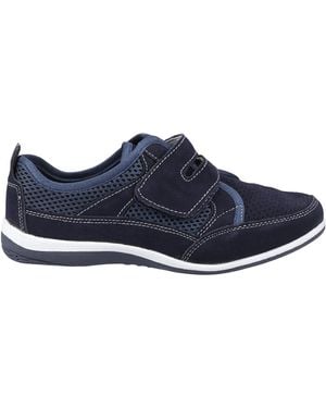 Fleet   Foster Pamela Memory Foam Trainers - Blue