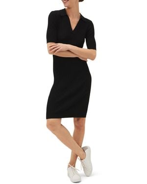 Phase Eight Analise Pointelle Knit Dress - Black