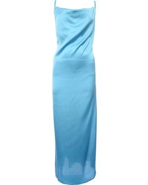 AX Paris Satin Slip Dress - Blue