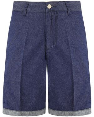 ARMANI EXCHANGE Denim Shorts Cotton - Blue