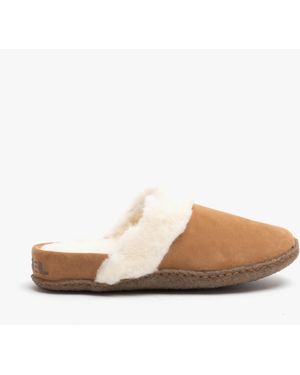 Sorel Nakiska Slide Ii Mule Slippers Camel - Natural