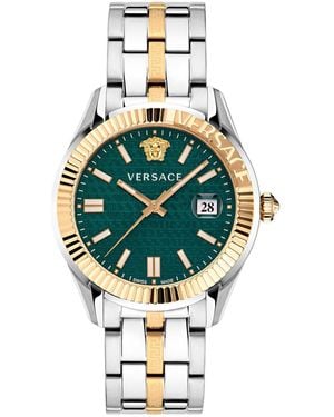 Versace Greca Time Watch Ve3K00422 Stainless Steel - Metallic