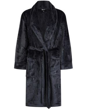 Ted Baker Verity Long Sleeve Shawl Neck Robe - Black