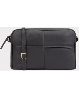Lloyd Baker Batian Leather Cross Body Bag - Black