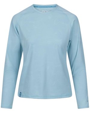 Trespass Ladies Anneliese Long-Sleeved Top (Seafoam) - Blue