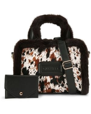 Carvela Kurt Geiger Leather Mini Bella Borg Tote Bag - Black