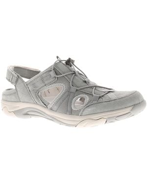 Free Spirit Sandals Walking Bryn Touch Fastening Smoke - Grey