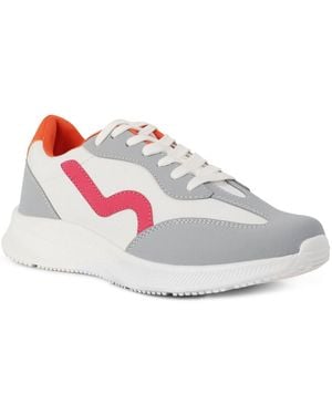 Regatta Ladymarinere Low Top Lace-Up Trainers - Grey