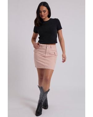 Urban Bliss Jackie Utility Skirt - Pink