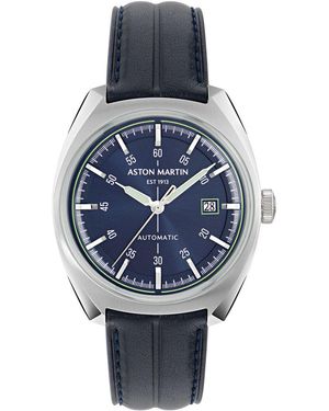 Aston Martin Timeless Ts2 Watch Mtts2S604 Leather - Blue