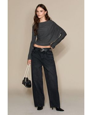 Grimelange Classic Straight Leg Jeans - Black