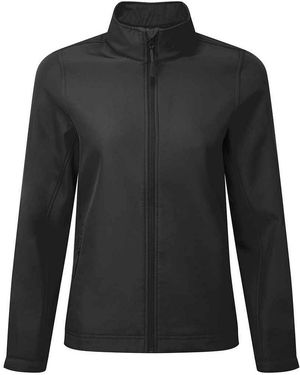 PREMIER Ladies Windchecker Soft Shell Jacket - Black