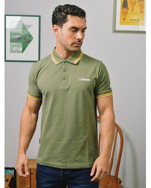 Lambretta Triple Tipped Polo Shirt - Green
