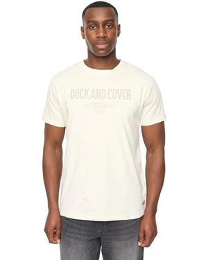 Duck and Cover Pittifore T-Shirt (Off) - White