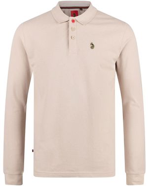 Luke 1977 Williams Long Sleeve Polo - Natural