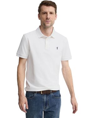POLO CLUB Slim Fit Polo-Shirt-S-S6 - White