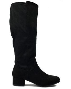 SOLESISTER Kia Wide Fit Boots - Black