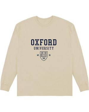 Park Fields Oxford Athletic Department Vintage Sweatshirt Cotton - White