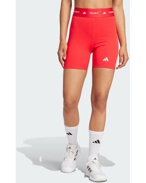adidas Originals Techfit Short Leggings - Red