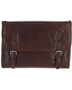 Ashwood Leather 'Speranza' Real Vintage Messenger Bag - Brown