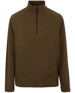 Regatta Quarter Zip Fleece Top - Green