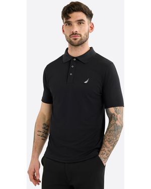 Nautica Barrett Slim Fit Polo Shirt - Black