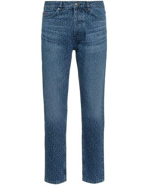 HUGO Five Pocket Design Slim Fit Jeans - Blue