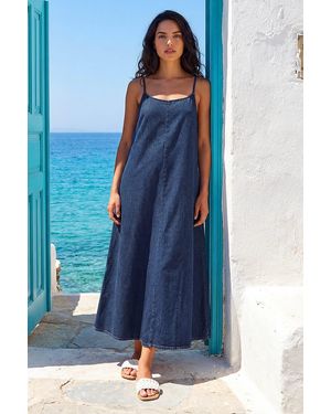D.u.s.k Strappy A-Line Maxi Dress - Blue