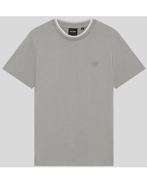 Lyle & Scott Superfine Cotton Tipped T-Shirt - Grey