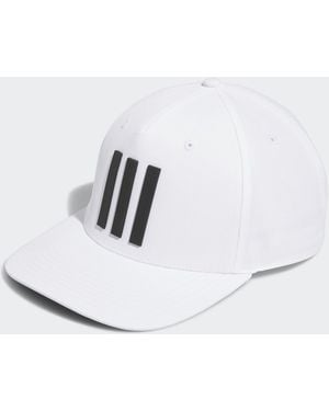 adidas 3-Stripes Tour Golf Hat - White
