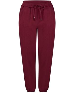 Converse Closed Hem Fleece Jogging Bottoms - Red