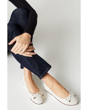 Good for the Sole Wide Fit Tam Comfort Ballet Flats - Black