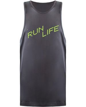 MP Activewear Myprotein Graphic Running Vest - Grey