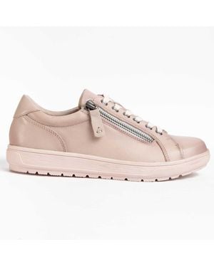 Purapiel Oxford Shoe Ailina Leather - Pink