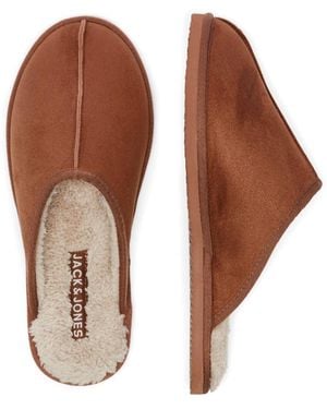 Jack & Jones Instappers Jfwdudely Microfiber Slipper Almond - Brown