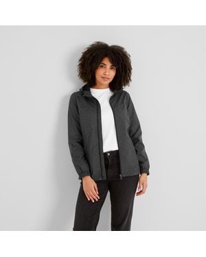 TOG24 Craven Waterproof Packaway Jacket - Grey