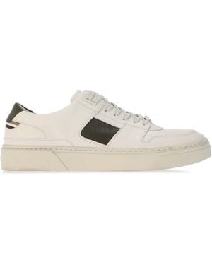 BOSS Gary Tenn Low Top Lace-Up Trainers - Natural