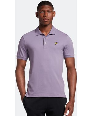 Lyle & Scott Lyle And Scott Effen Poloshirt In Paars