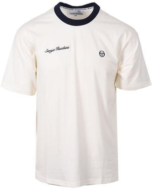 Sergio Tacchini Berto T-Shirt Gardenia - White