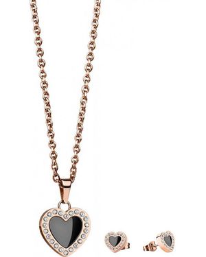 Bering Time 428-712- Ladies Necklace And Earrings Gift Set - Metallic