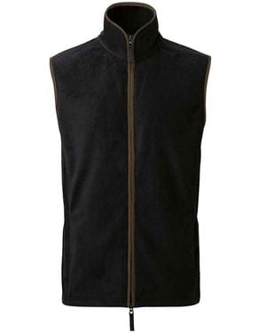 PREMIER Artisan Fleece Oversized Gilet - Black