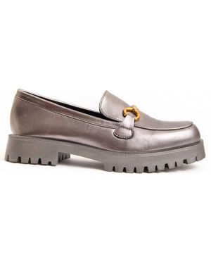 Montevita Platform Moccasin Macca3 - Grey