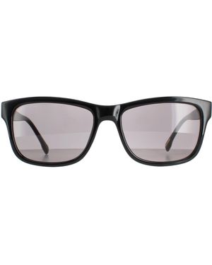 Ted Baker Rectangle Polished Patterned Tb1455 Dane Sunglasses - Black